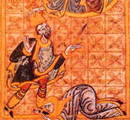 Kristus nasazuje sv. V�clavovi p�ilbu spasen�