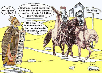 Svatba Konr�da II. Znojemsk�ho v Uhr�ch